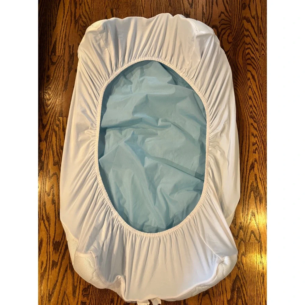 Newton Baby Crib‎ Mattress Pad Cover White Waterproof Breathable